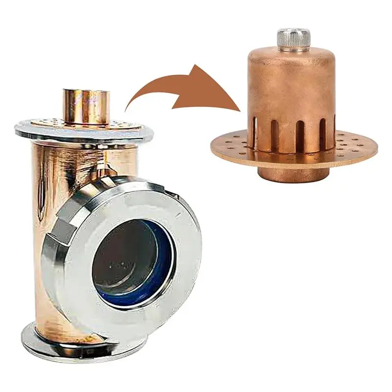 KSOL 2 Inch (OD54mm) Copper Bubble Plate for 2 Inch Reflux Column Distillation, Home Glass Column Still Distillation Set
