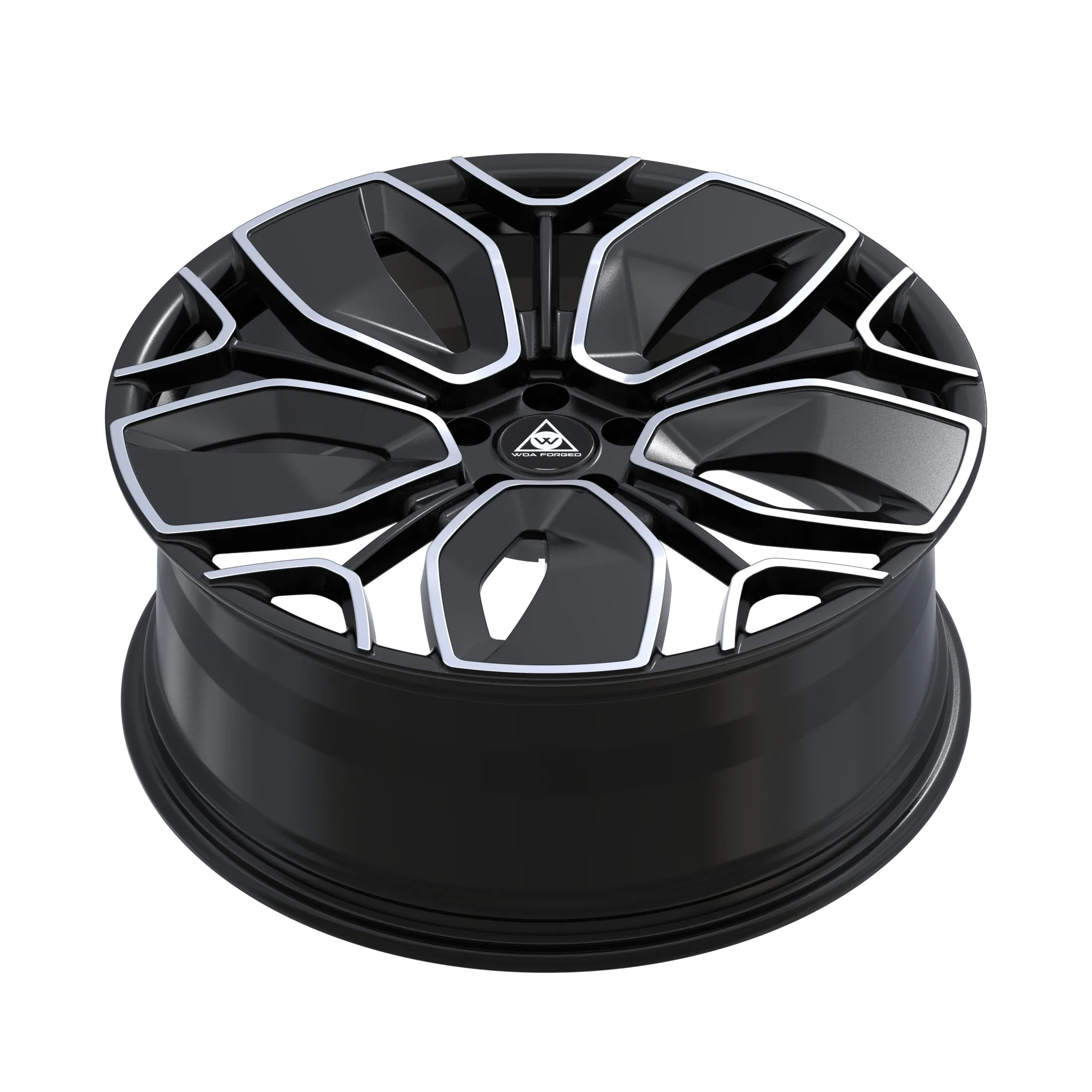 For Customized Bright Black Polished Forged Wheels 5x108 Rims 22 Inch for Zeekr 001 2023 OEM 21x9 21x9.5 22x9 22x9.5 ET35 ET40 E