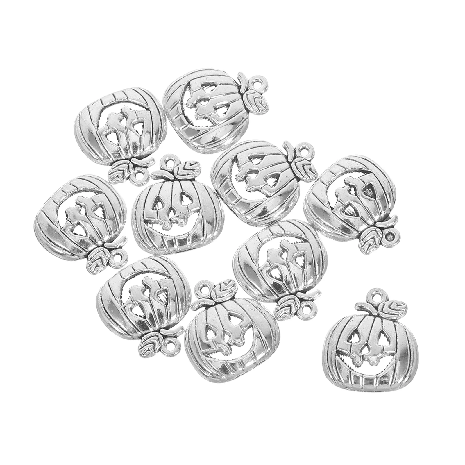 

10Pcs Pumpkin Head Alloy Pendant Charms DIY Jewelry Making Halloween Accessories for Necklace Bracelet Crafts DIY Pendant Charms