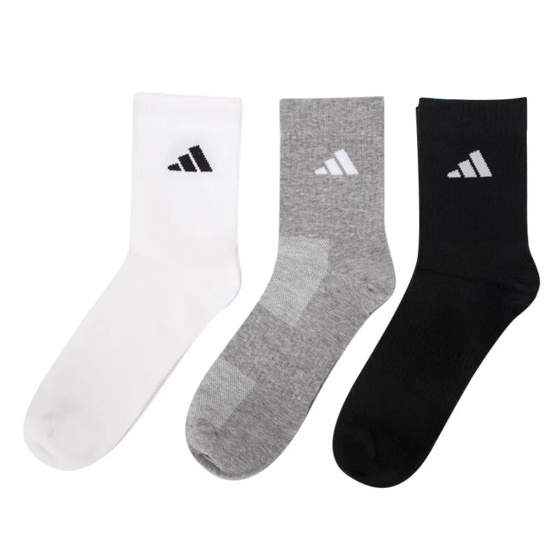 

Adidas SPW Crew Комплект из 3-х носков Унисекс Антибактериальные тренировочные носки Простой дизайн Удобная ткань для активного образа жизни