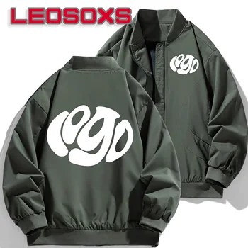 2026 Autumn New Men's Pilot Jacket Fashion Casual Light Solid Color Baseball Uniform Sportswear Jacket, DIY LOGO S-4XL 3
