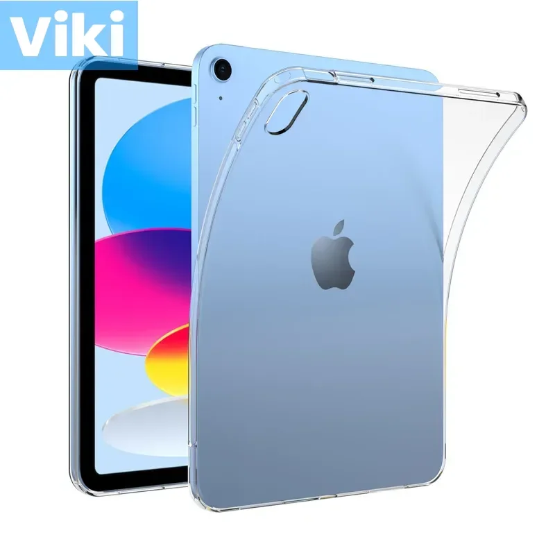 

Чехол для iPad Air 11 дюймов 2024, ультратонкий прозрачный защитный чехол для iPad Pro 11 дюймов, 2024, мягкий силиконовый чехол Funda