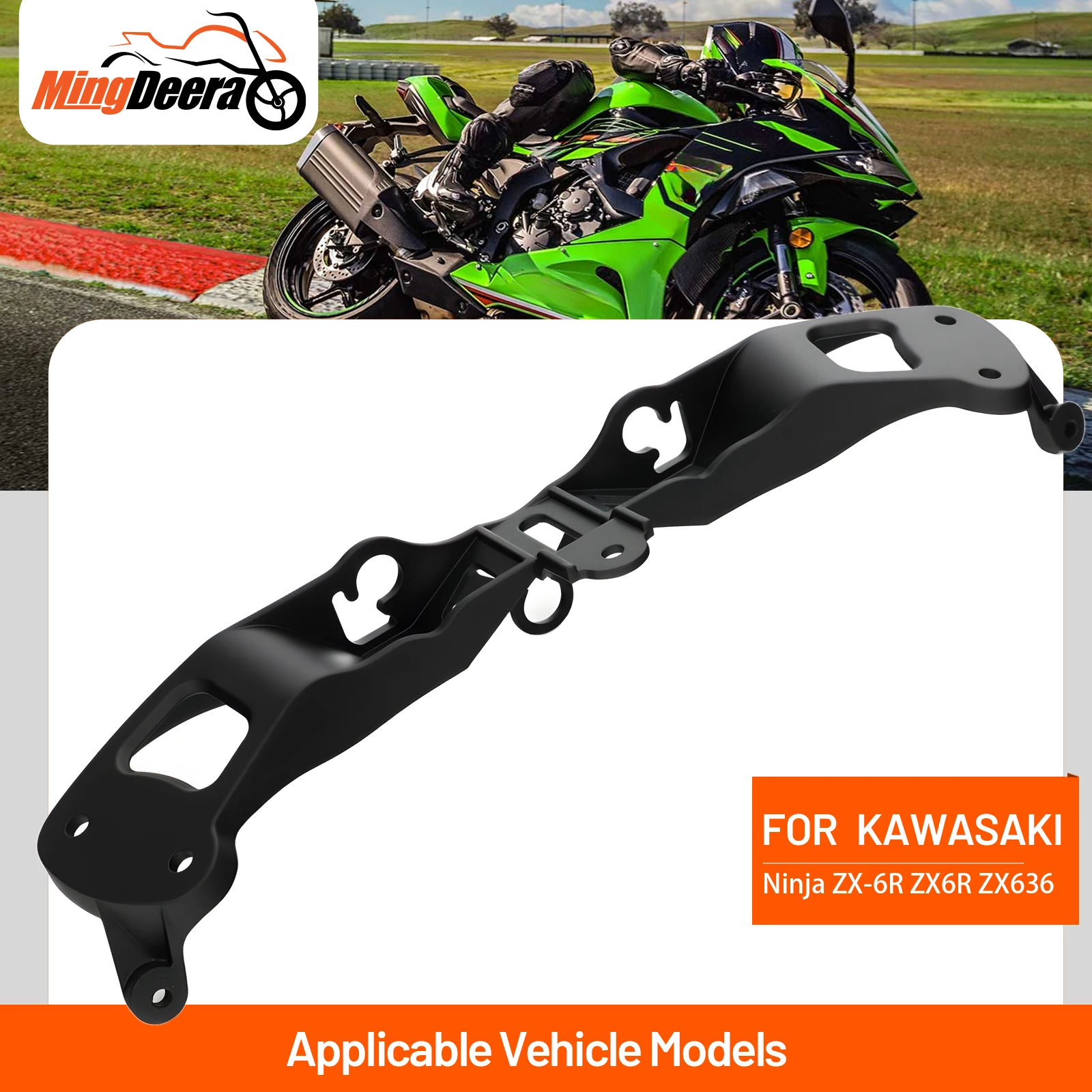 

Motorcycle Headlight Bracket For Kawasaki Ninja ZX6R ZX-6R ZX636 2005-2008 Motorcycle Headlight Fairing Bracket Fixed Bracket