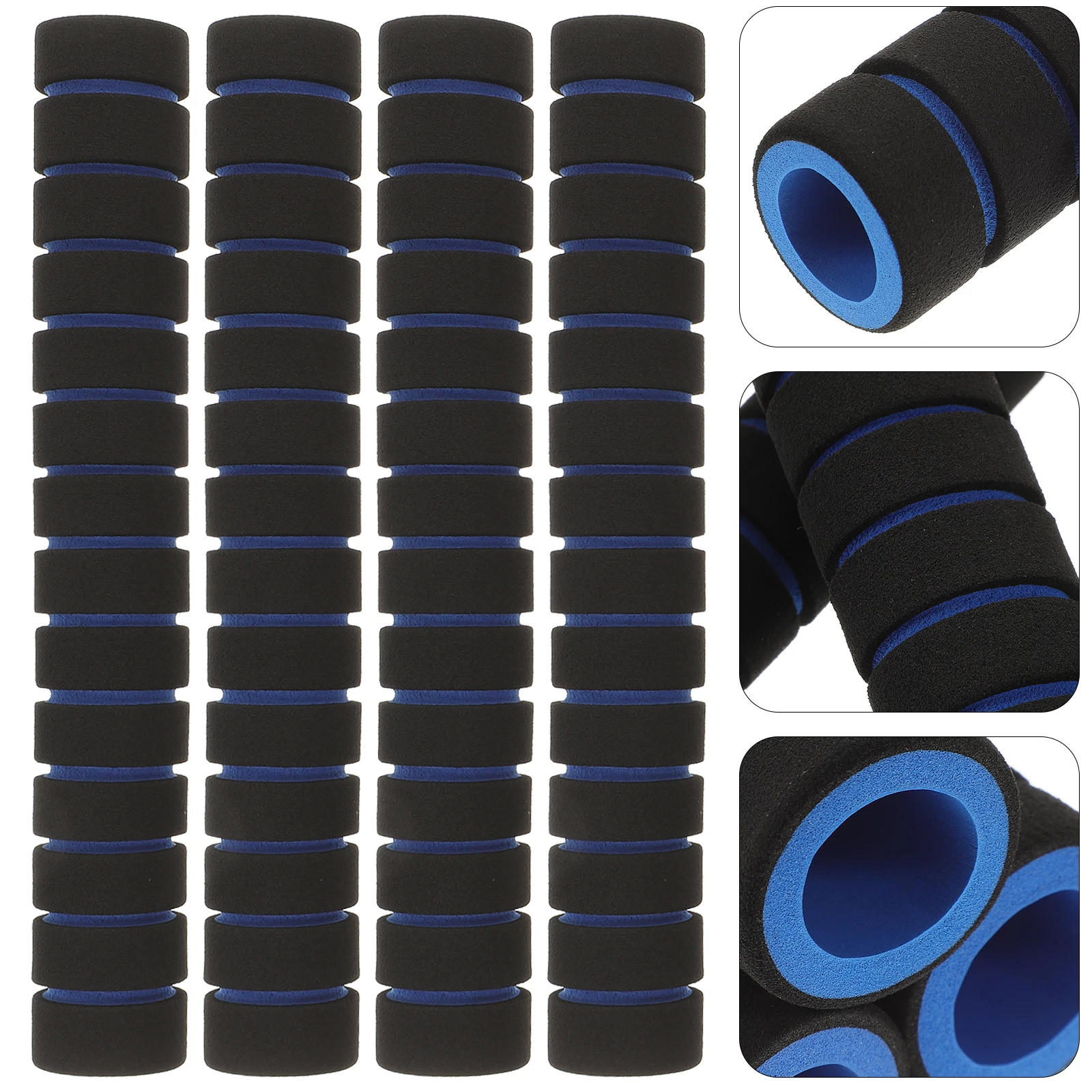 

2 Pairs Anti-slip Sponge Cover for Kayaking Grips Foam Handle Accessories Protective Sleeve Kayak Wrap Paddle Protector Stand Up