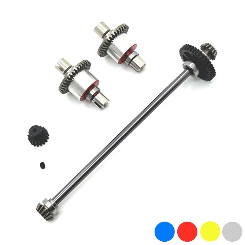 

Wltoys A949 A959 A969 A979 K929 Metal Differential and Central Drive Shaft Assembly 17T 38T Gear 1/18 RC Car Upgrade Parts