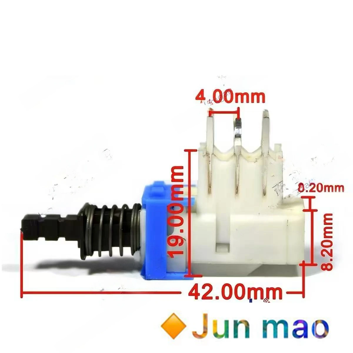 Japan Alps spun self-locking switch 2 * 3 push switch long foot with lock