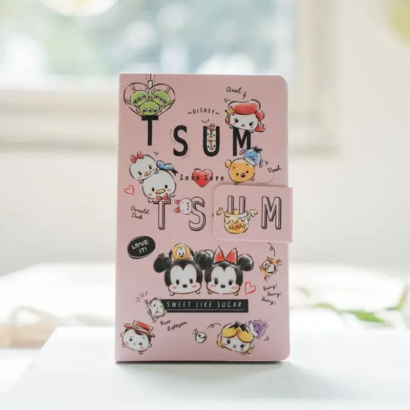 Disney Stitch Cartoon mini notebook Portable Travelers Journals carry around carry Notepad Planner memorandum School Supplies