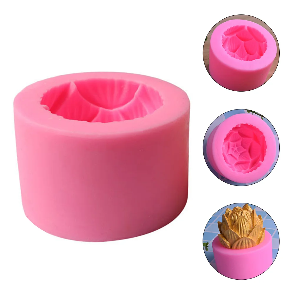 

Silicone Mold Lotus DIY Soap Cake Casting Easy Clean Baking Tool Adorable made Crafts Suitable Afternoon Tea Banquet