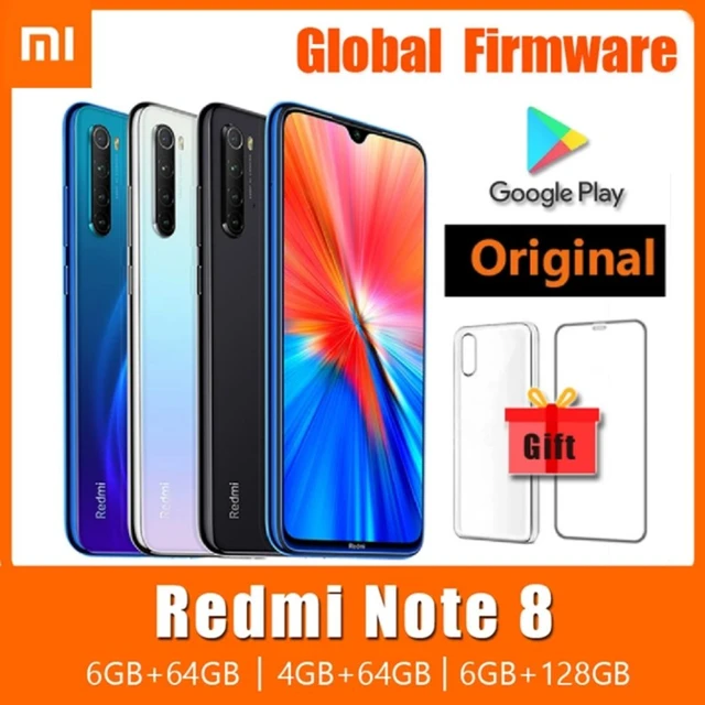 Xiaomi-Redmi Note 8スマートフォン,グローバルファームウェア,6 128GB,48MP,Android  11,オクタコア,4000mAhバッテリー,Xiaomi Note8電話 - AliExpress