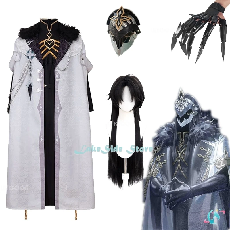 The Captain Cosplay Cape Costume Il Capitano Outfit Gloves Genshin Impact Boots Anime Fatui Mask Halloween Party Roleplay Suit