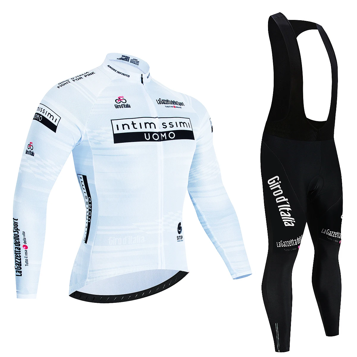 

2025 Team Tour De Italia Giro Cycling Jersey Set Mens Clothing Suit Long Sleeve MTB Bike Road Pants Bicycle Bib Ropa Ciclismo