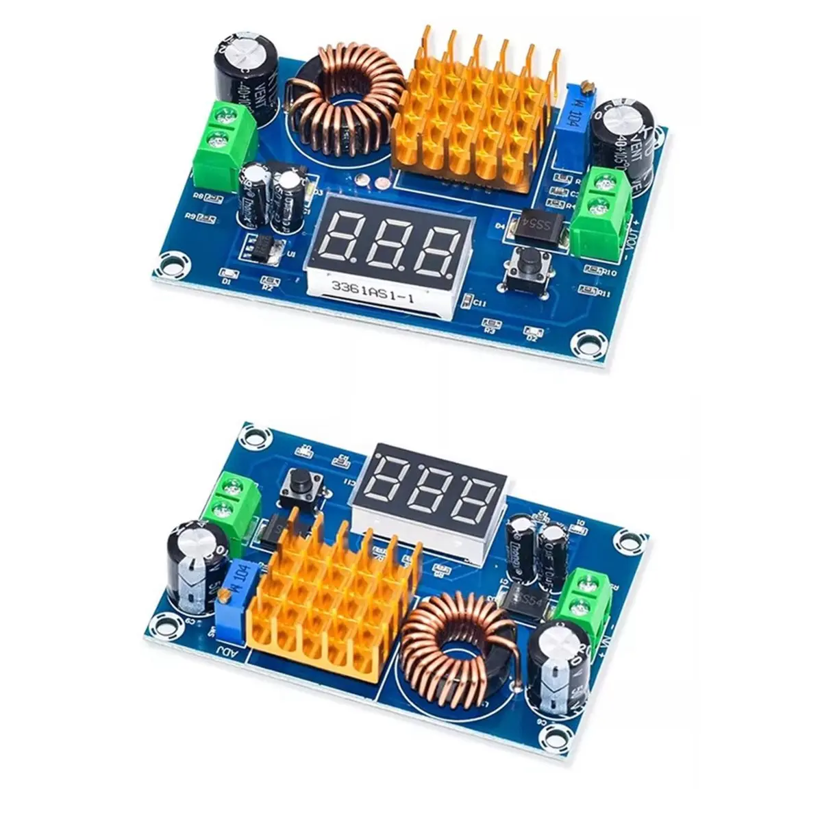 2PCS DC 3V-35V to DC 5V-45V Boost Module XH-M411 DC 3V-35V to DC 5V-45V Boost Converter Module 5A Power Adjustable