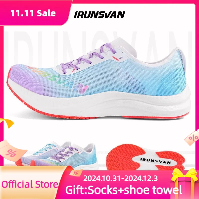 

IRUNSVAN Marathons Running Shoes Men 2024 Breathable Outdoor Sports Shoes Light Tenis Sneakers Women Comfortable High Quality