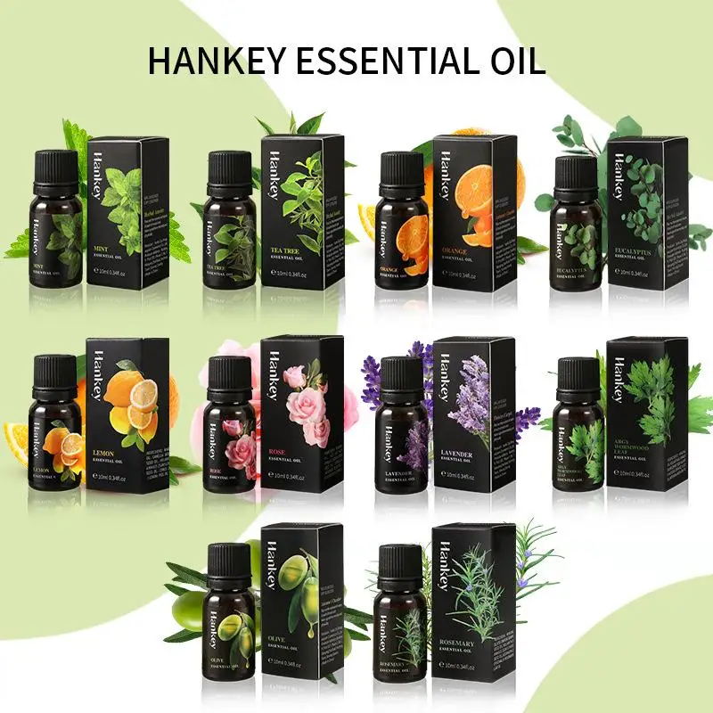 

Natural 10ml Essential Oil Blend for Massage, Aromatherapy Body Oil for Skin & Hair Care, Professional Relaxing Spa Massage Oil