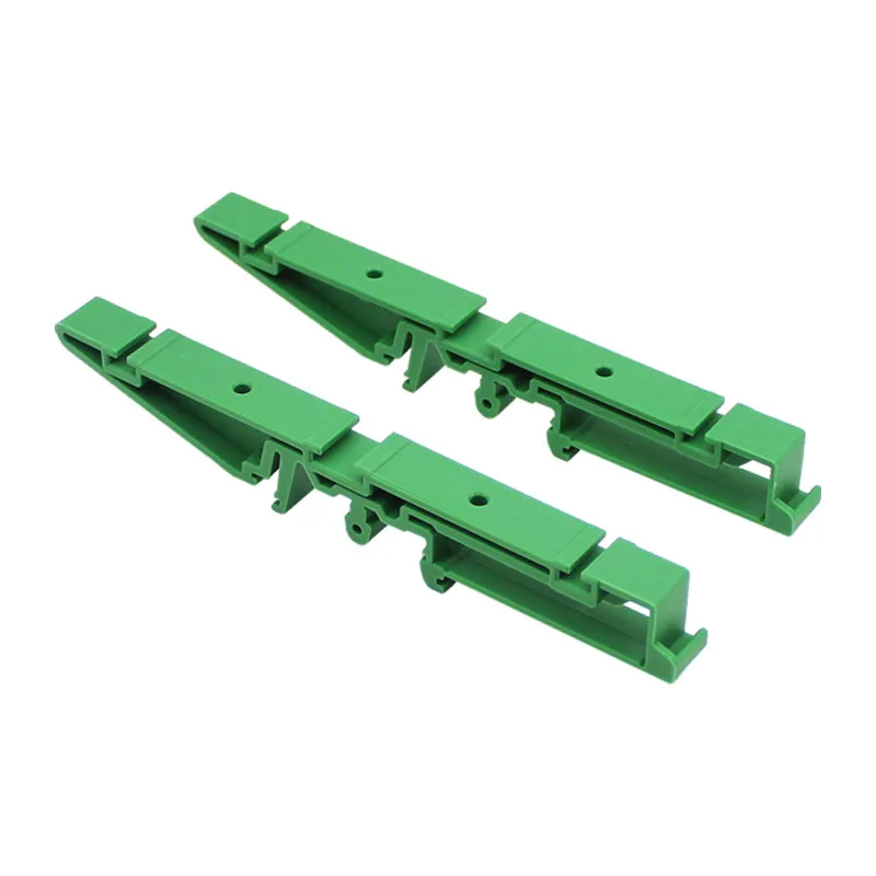 Mounting adapter can be used as end stop  gray green black Circuit Board Mounting Bracket For Mounting DIN Rail