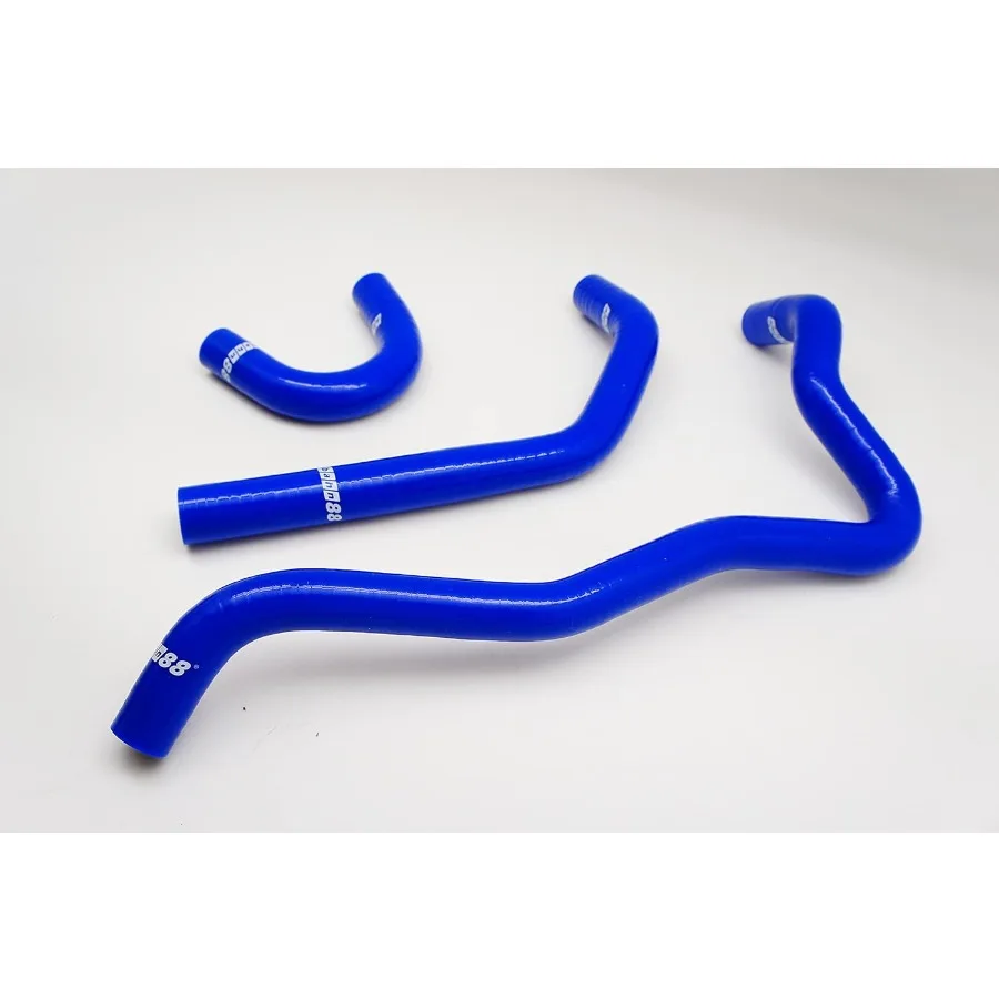 Kit de manguera calefactora de silicona con juego de abrazaderas para motor giratorio Mazda RX8 13B SE3P, todos los años, Color azul, Ideal para sistema de refrigeración del motor