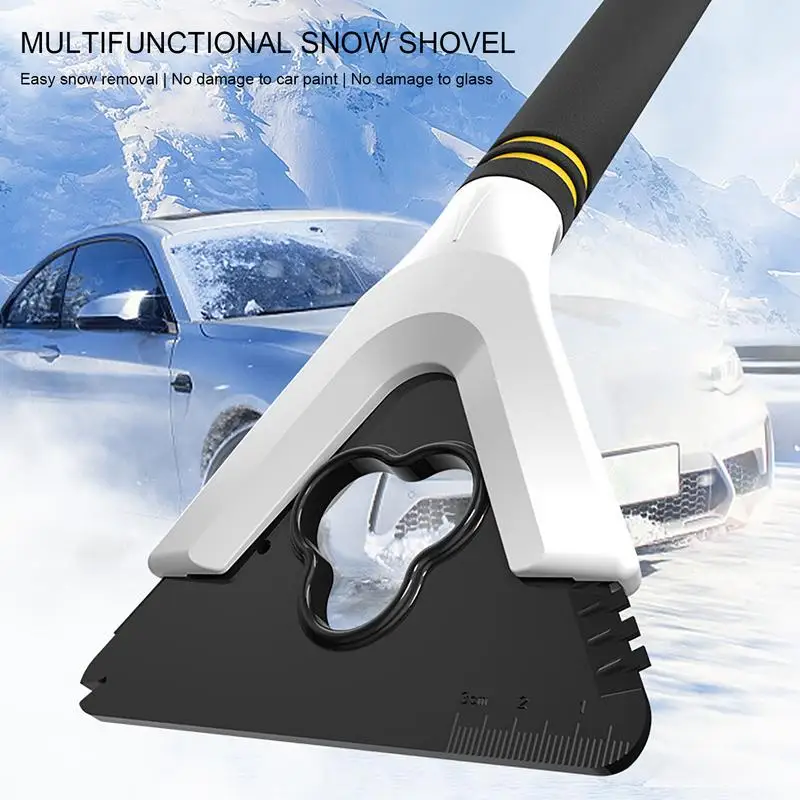 Pala da neve per Auto multifunzione universale parabrezza invernale sbrinamento raschietto per ghiaccio strumenti per la rimozione della neve in vetro accessori Auto