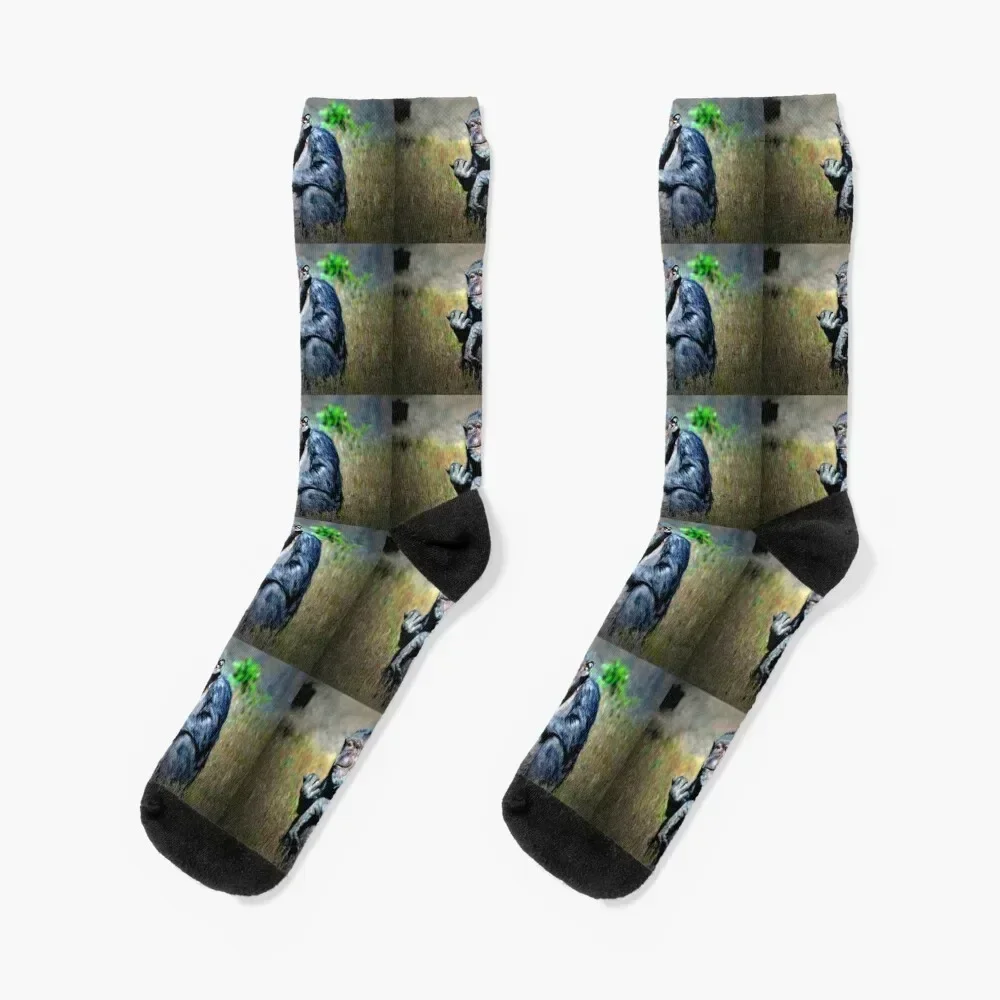 

Chimp Socks with print FASHION Children's cartoon Girl'S Socks Men's