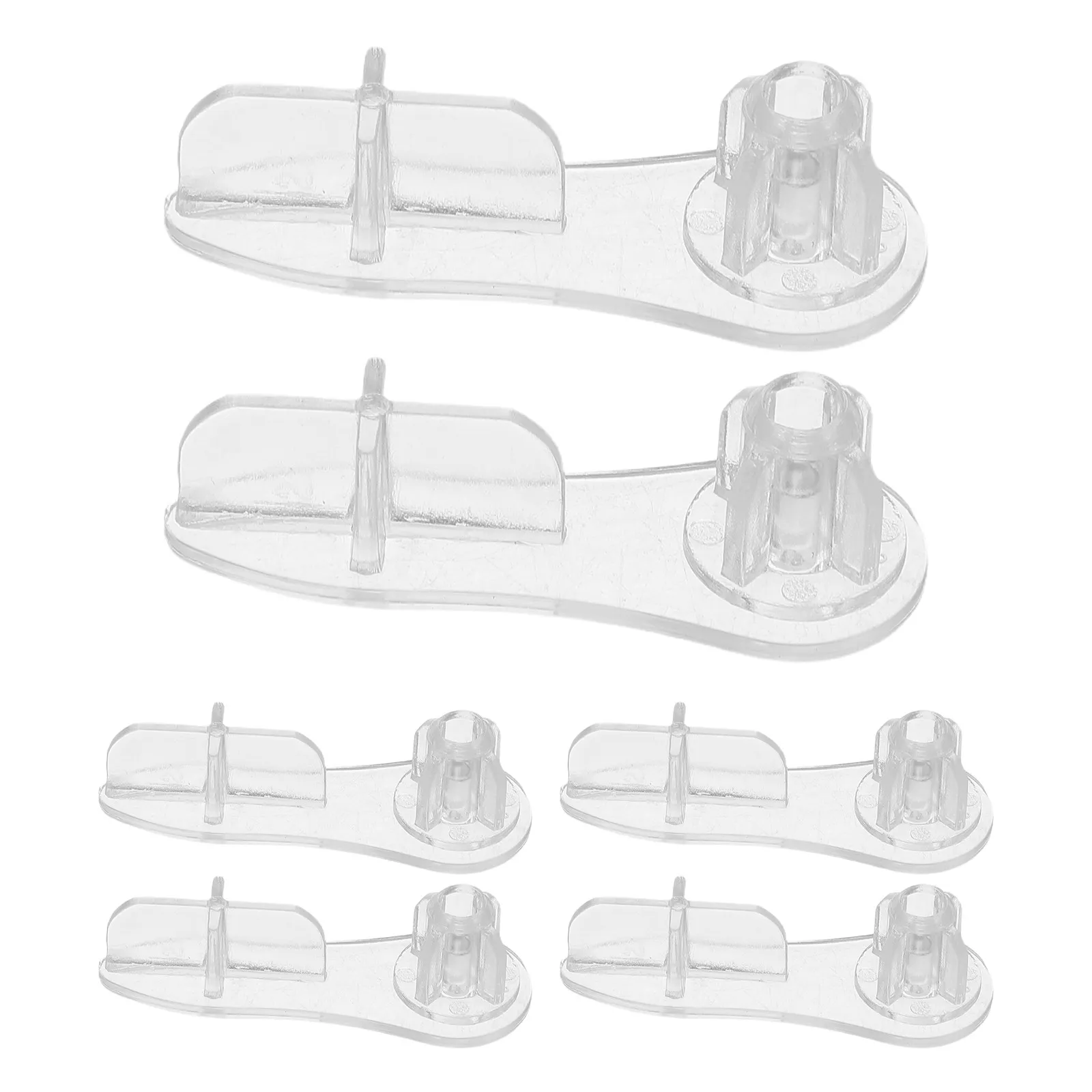 6Sets Roller Blind Bottom Rail End Caps Window Shade End Plugs Plastic Spare Parts Blinds Repair Components Accessories