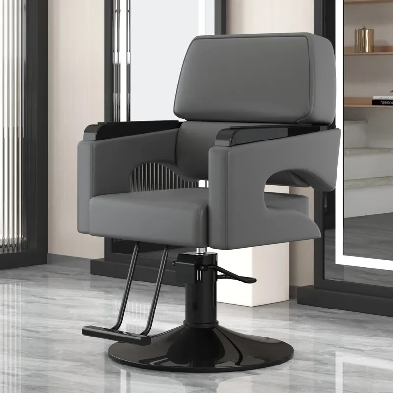 

Minimalist Black Barber Chair Glamour Elegant Professional Comfy Hairdressing Chair Modern Simple Silla De Barbería Furniture