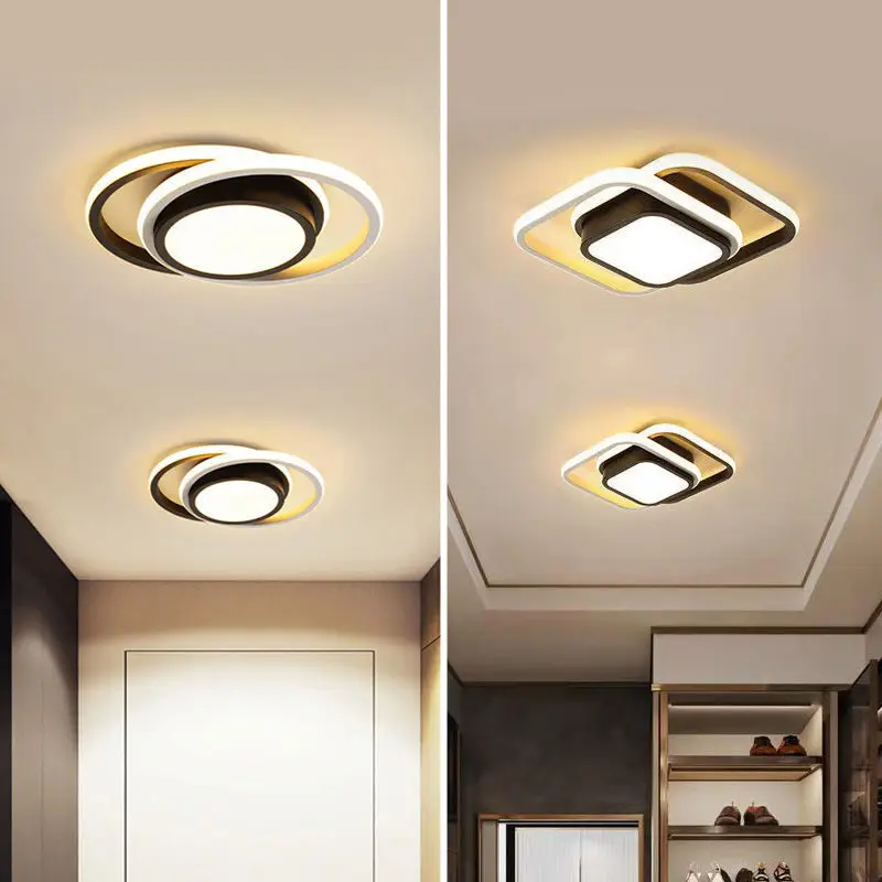 Modern LED Aisle Ceiling Chandelier For Dining Room Kitchen Hallway Corridor Bedroom Foyer Living Room Gallery Indoor Home Lamps