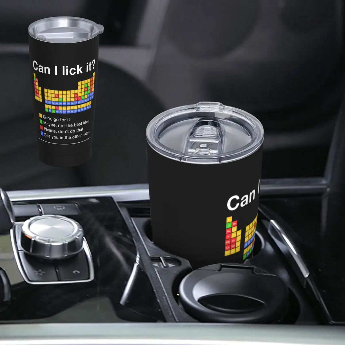 Can I Lick It Periodic Table Stainless Steel Tumbler Vacuum Insulated Mugs Thermal Cold Cup Straw With Lid 20oz