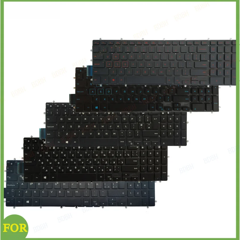 

Клавиатура для ноутбуков Inspiron 15 5565 5567 5570 5590 5587 5575 5770 5775 7566 (русская RU/UK/US/испанская SP/латинская LA/бразильская BR)