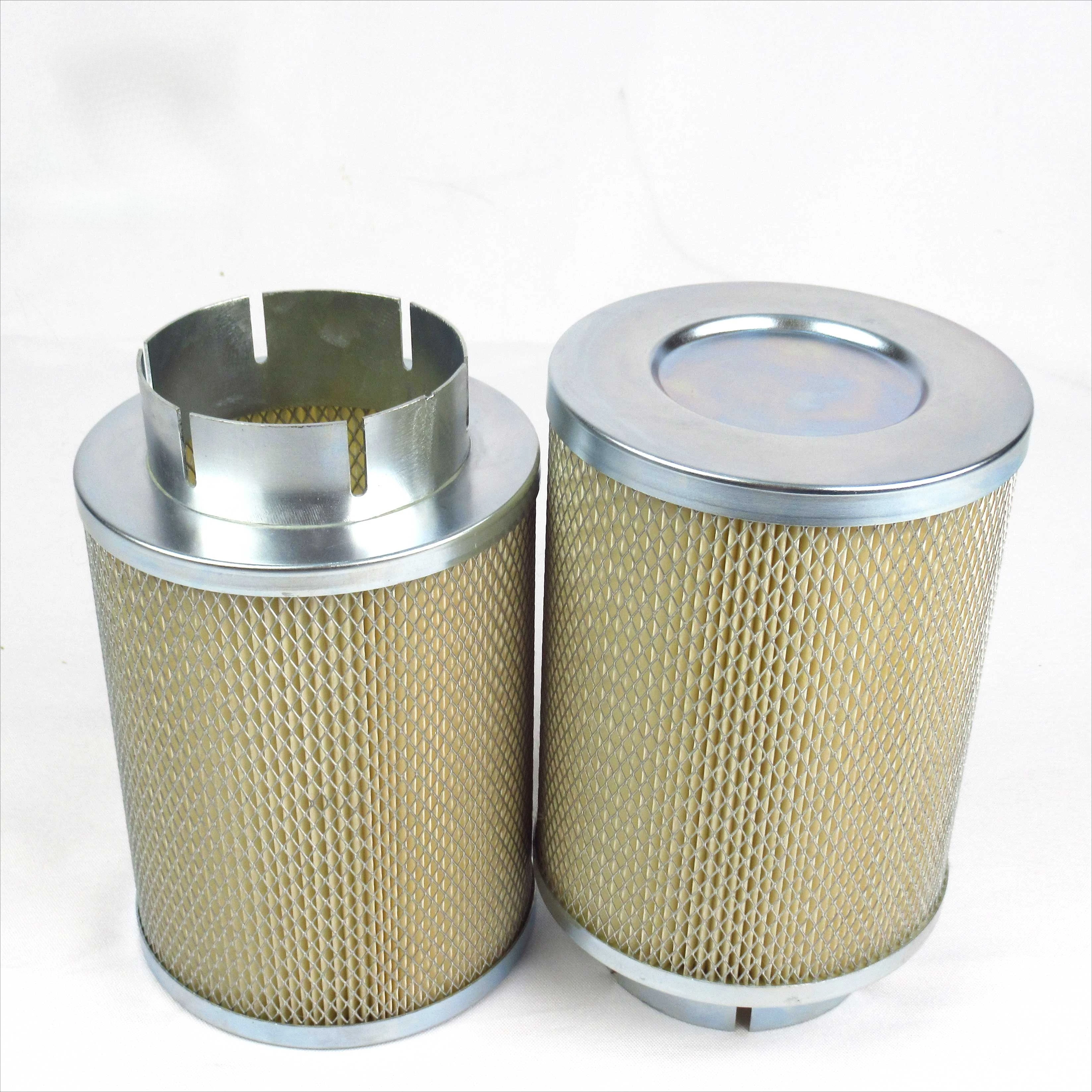 Customized F8 Paper Air Filter Cartridge 87*130*200 Dust Collect Air Filter Carbon Steel End Cover Skeleton New Condition