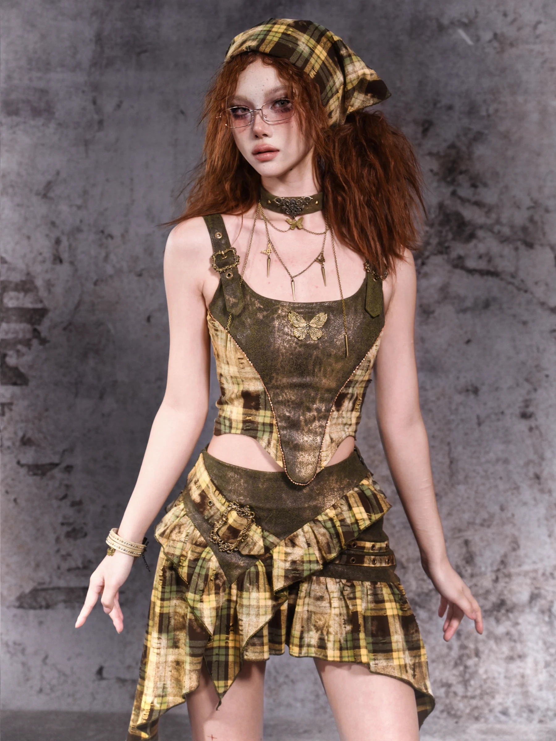 Wasteland Style Women's Irregular Skirt for Women