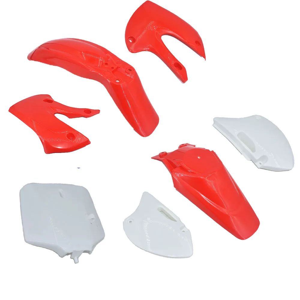 Dirt Pit Bike Plastic Fairing Cover 7pcs one kit Fit For KLX BBR Chinese Motocross