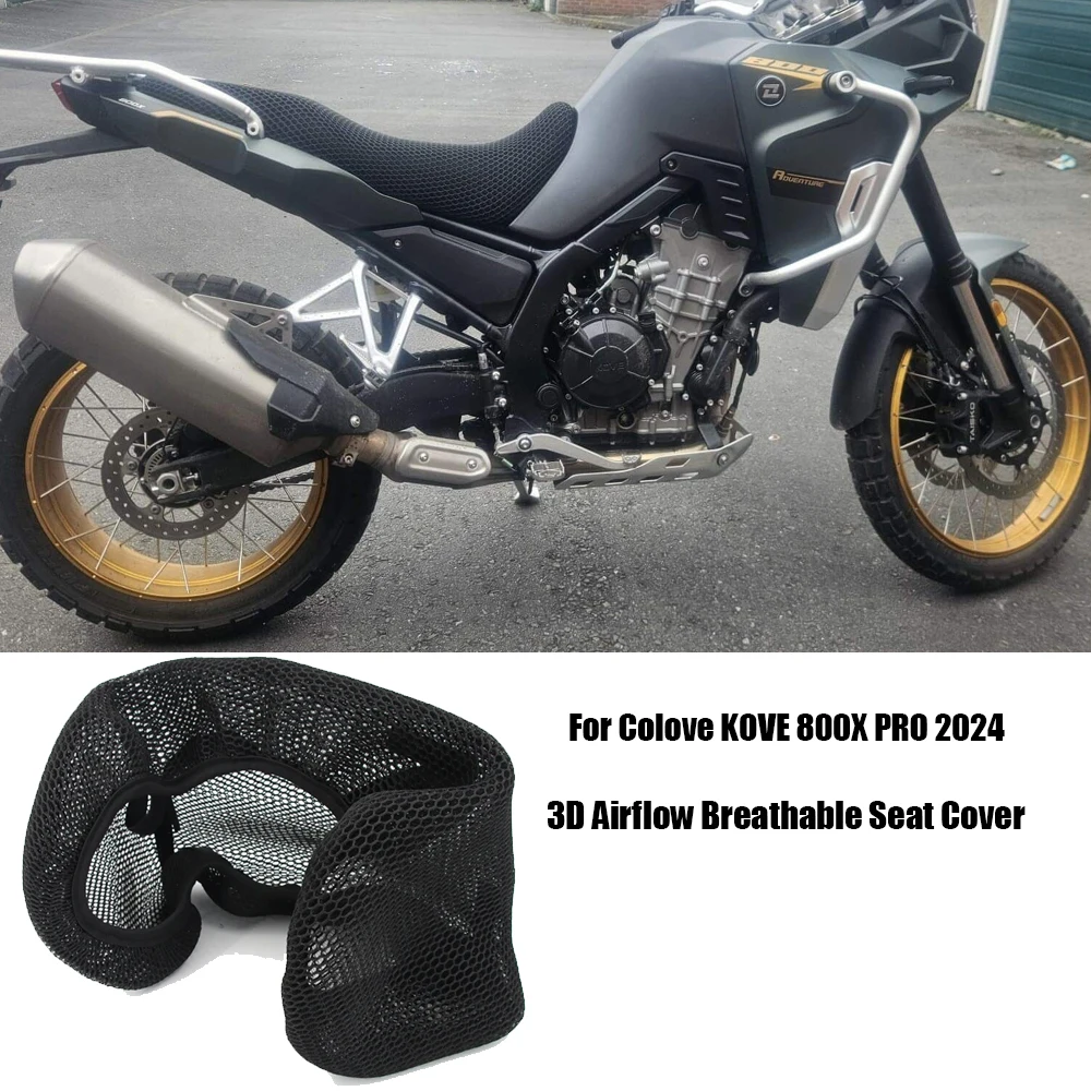 

800X PRO 2024- Motorcycle Nylon Seat Cover For Colove KOVE 800X 800X PRO Modified Accessories 3D Airflow Breathable Seat Cover
