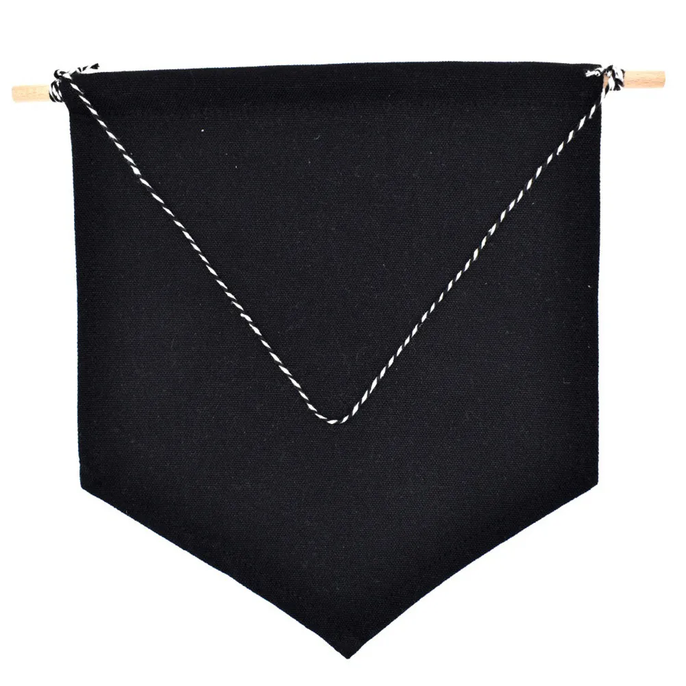 2Pcs Pennant Banner for Brooch Display Hanging Badge Wall Art Decoration Wedding Party Room Wall Decor Creative DIY Pin