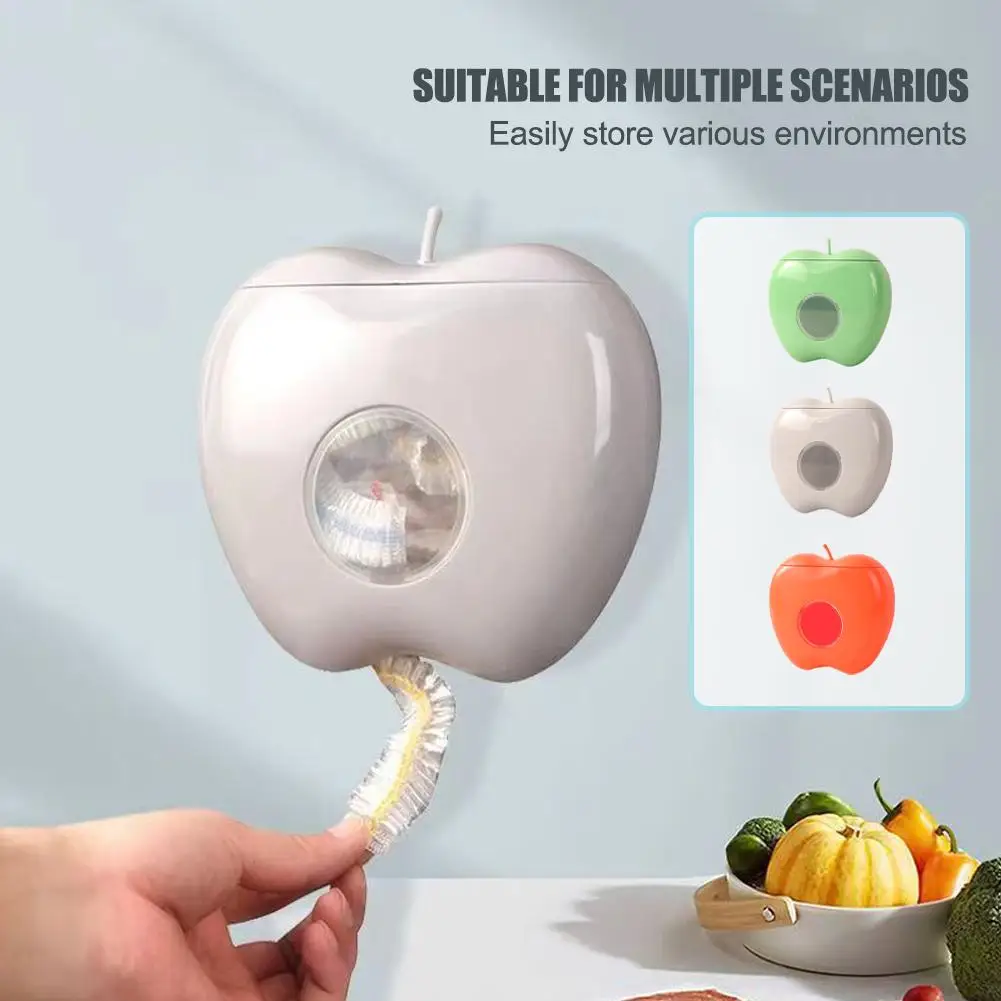 Freshness Film Cover Storage Box Kitchen Wall Mounted Large Non Capacity Box Bag Preservation Mounted Perforated Extraction S5d6