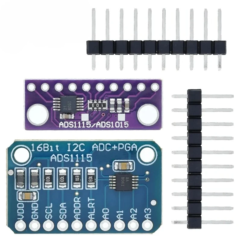 1/5PCS ADS1115  16 Bit I2C Module Precision ADC 4 Channel Development Board Pro Gain Amplifiers 2.0V to 5.5V for Arduino