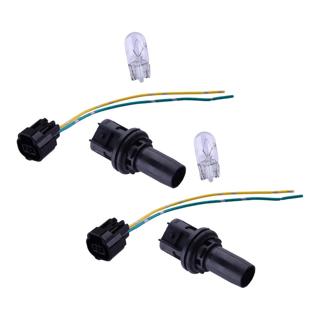 

9007560077 2 комплекта ламп-индикаторов поворота, стоп-сигналов и габаритных огней с цоколем и разъемом, подходят для Acura MDX, Lexus ES, Toyota Camry, Celica