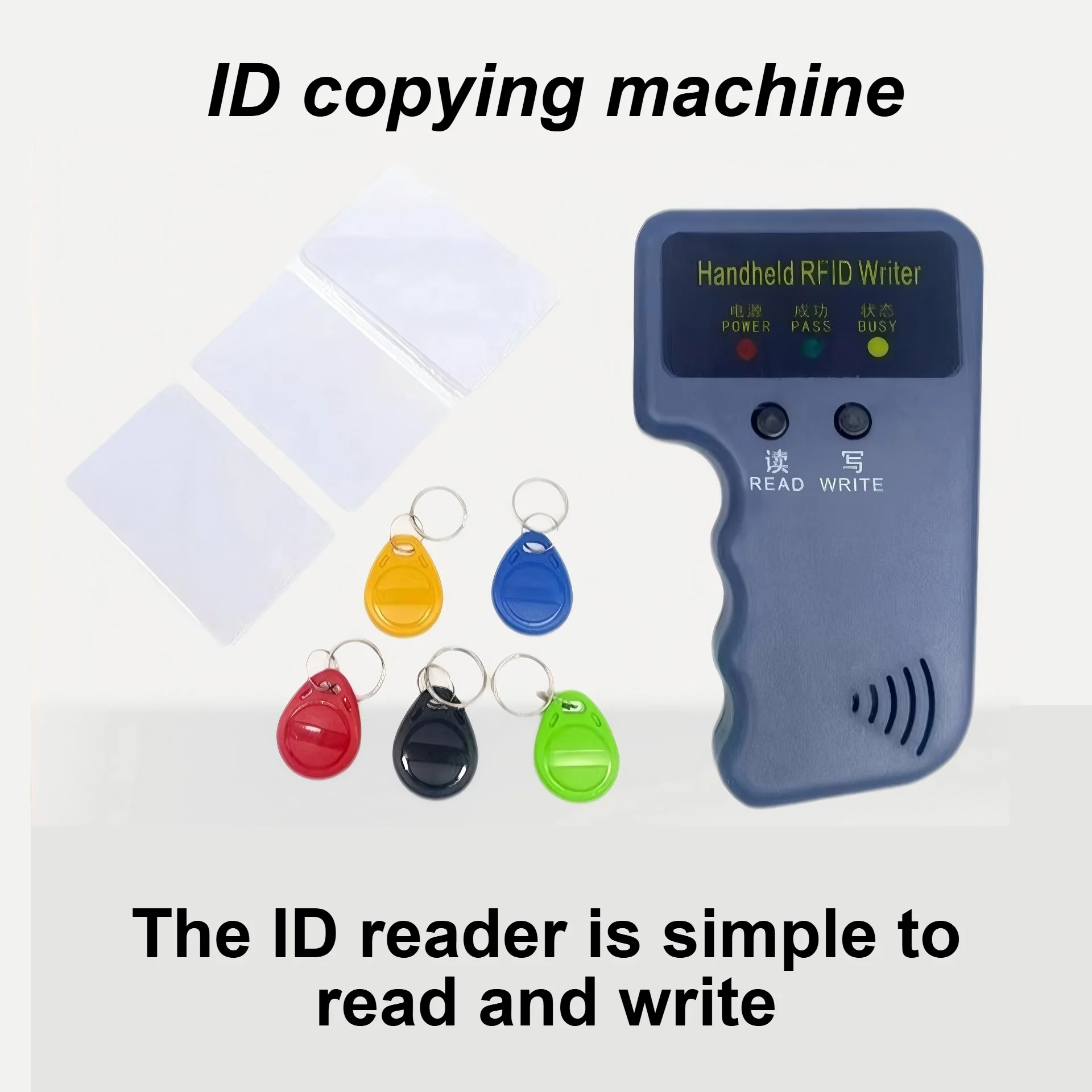 

Portable Handheld TK4100 125KHz RFID Copier Writer Duplicator Programmer Reader Rewritable ID Keyfobs Tags