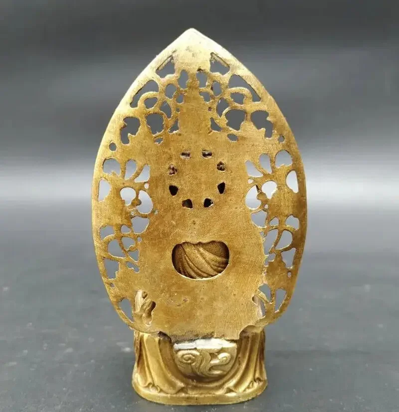 9cm Golden Sakyamuni Statue Miniature Thai Decorative Buddha Statue Hindu Buddhist Home Accessories