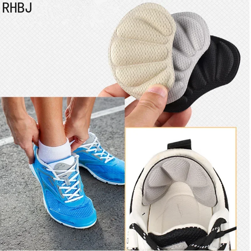 New Self-Adhesive Insoles for Sport Running Shoes Adjust Size Heel Liner Grips Protector Sticker Pain Relief Patch Foot Care Pad