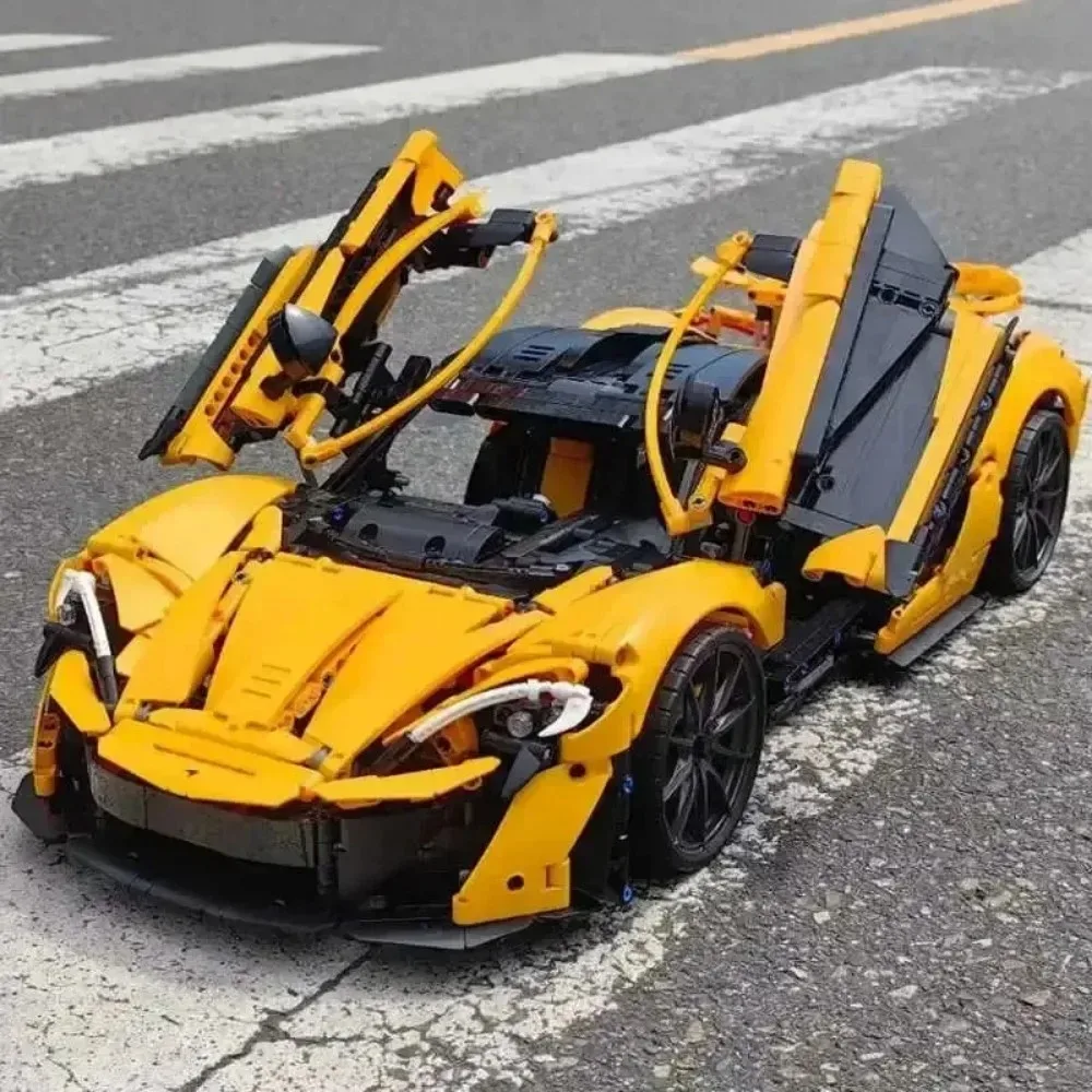3893 قطعة لعبة رائجة البيع متوافقة مع MOC 1:8 supercar 42172 ماكلارين P1 مجموعة مكعبات البناء لعبة أطفال هدية عيد ميلاد