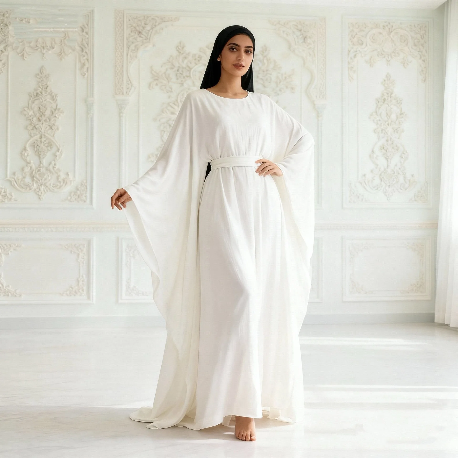 

Праздничное мусульманское платье-кафтан/абайя для женщин: Дубайские наряды, африканские макси-платья, турецкие бубу, джеллаба, женские платья (Вестидос)