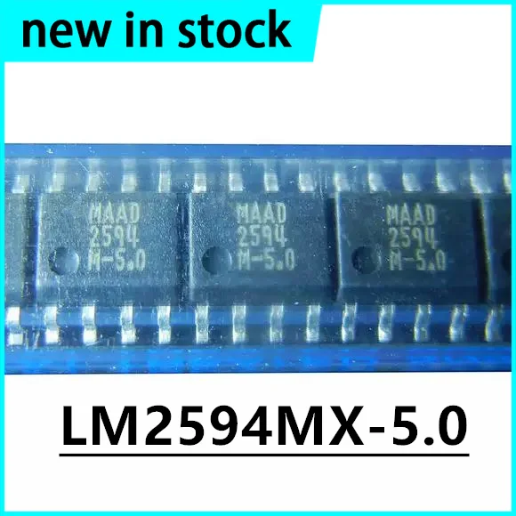 10PCS New LM2594MX LM2594M-ADJ LM2594M-5.0 LM2594M-3.3 LM2594M-12 5.0V 5V 3.3V 12V SOP8 switch voltage regulator chip in Stock