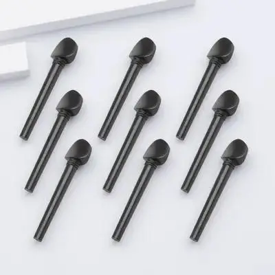 

12Pcs Ebony Oud Parts Tuning Pegs Durable Practical Replacement Smooth Surface for String Instruments Premium Oud Tuning Pegs