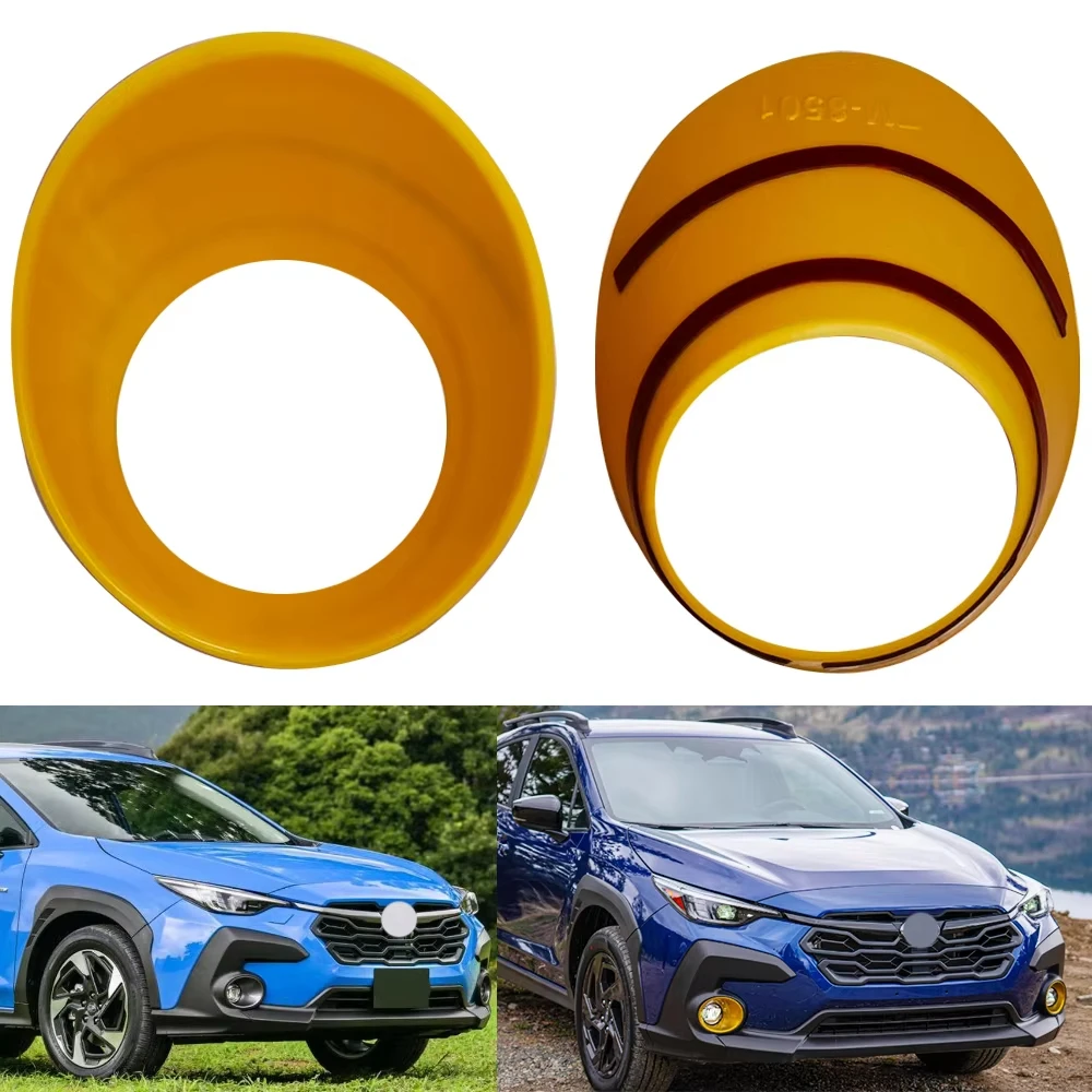Für Subaru Crosstrek 2023 2024 2025 Frontgrill-Aufkleber Nebelscheinwerfer-Abdeckung Fensterlamellen-Jalousie Außen-Dekorationszubehör – Detail 5