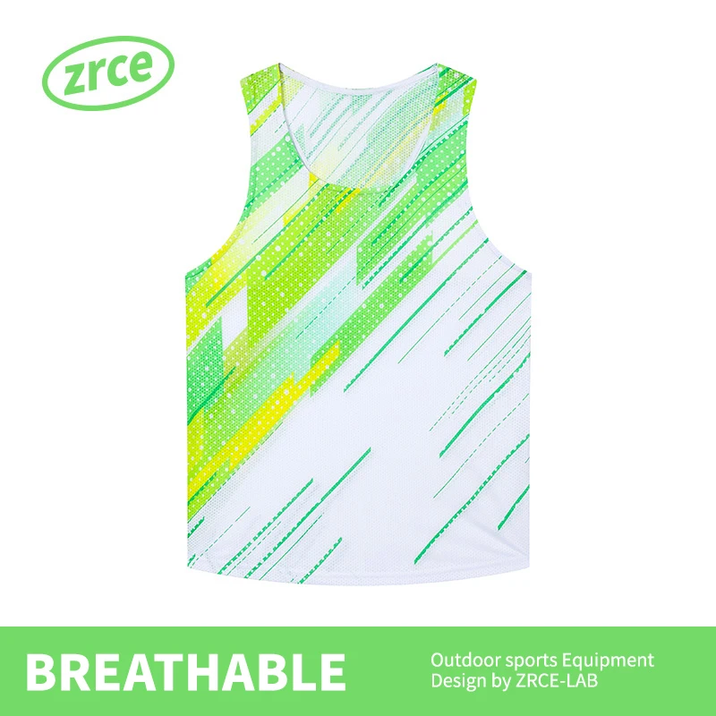 Men's Tank Top Long-Distance Running Gym Fitness Sleeveless Shirt Quick-Drying Mesh Vest Suitable for Bodybuilding Marathon
