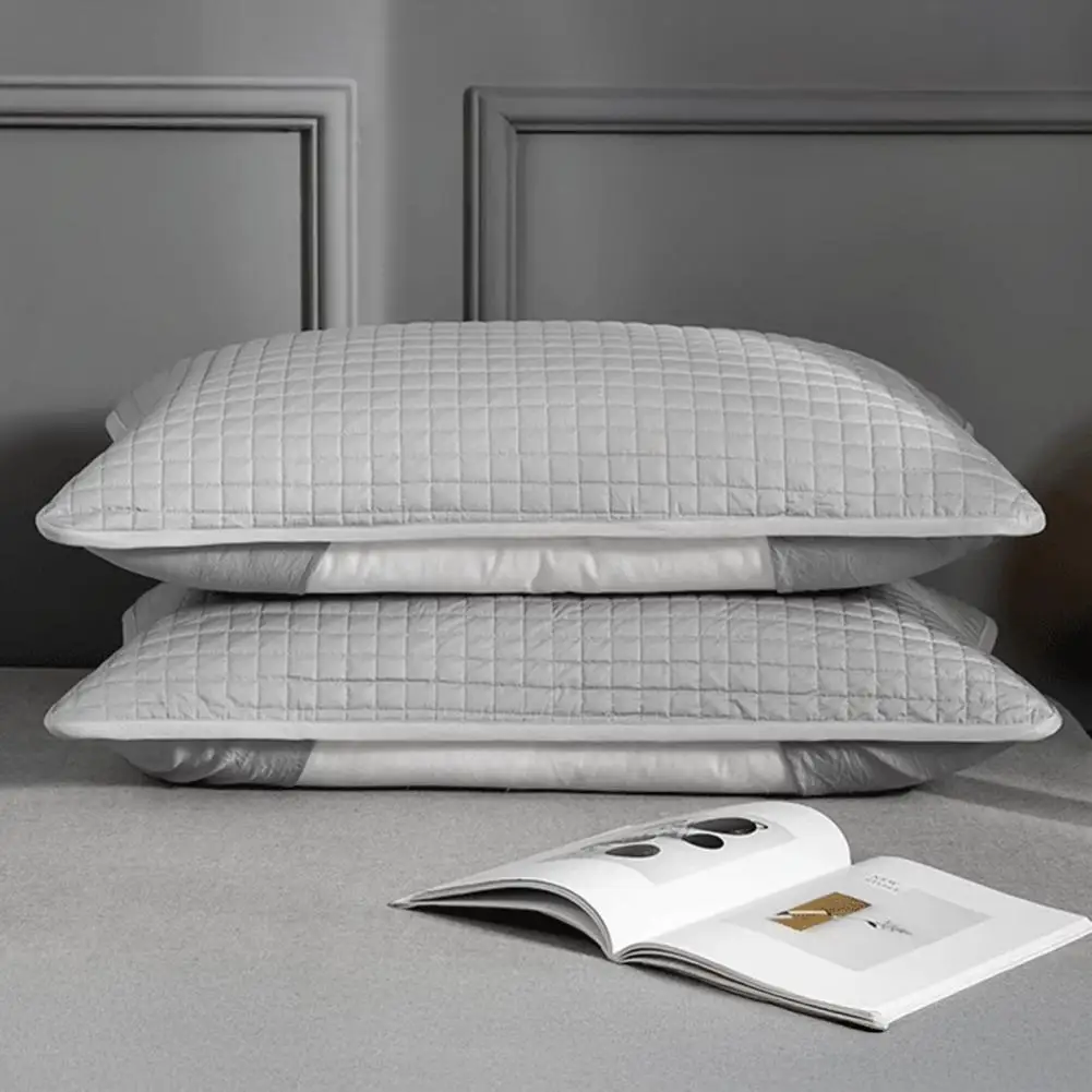 Pillow Protective Cover Anti-mite Padded Pillow Cover for Home Travel with Insulation Layer Waterproof Protection for Bedroom