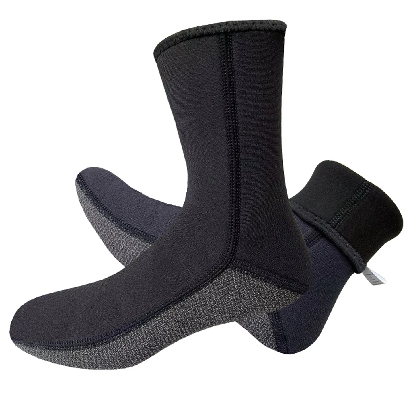 Calcetines de buceo Kevlar de 3mm, calcetines de neopreno CR súper elásticos anticorte para hombres y mujeres, calcetines de playa de arena resistentes al desgaste para snorkel y natación