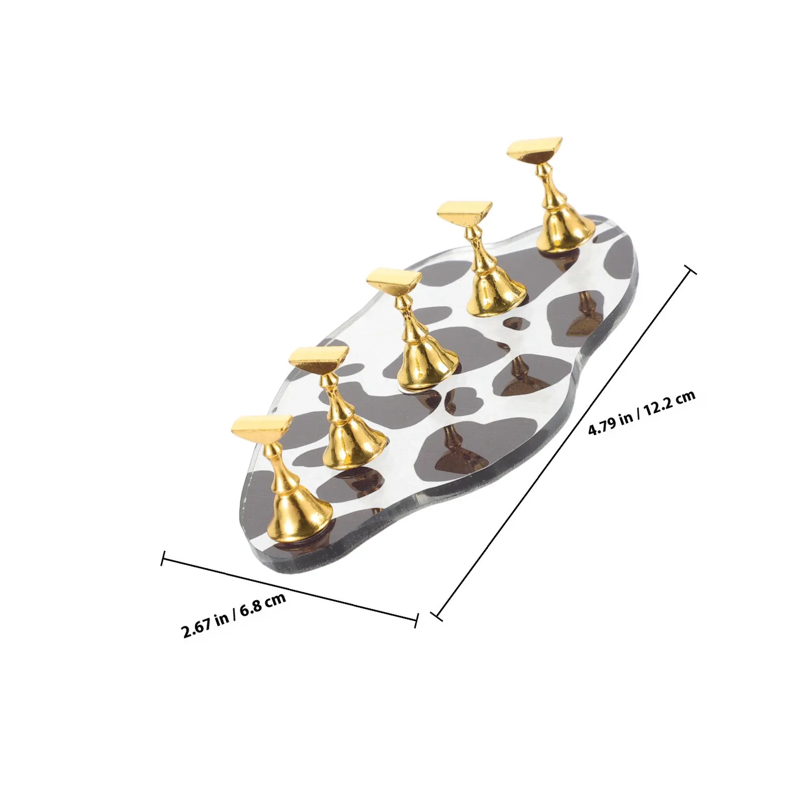 ชุดฝึกทำเล็บ 2 ชุด พร้อมที่วางเล็บปลอม 2 ชุด สำหรับโชว์และติดตั้งบนโต๊ะทำเล็บ สำหรับร้านทำเล็บ ศิลปะการเพ้นท์เล็บ แบบพกพา