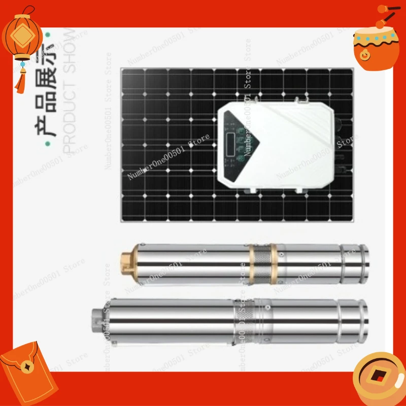 

Высоконапорный сельскохозяйственный ирригационный насос постоянного тока с бесщеточным двигателем, солнечный насос для глубоких скважин 3DPC3-80-48-600