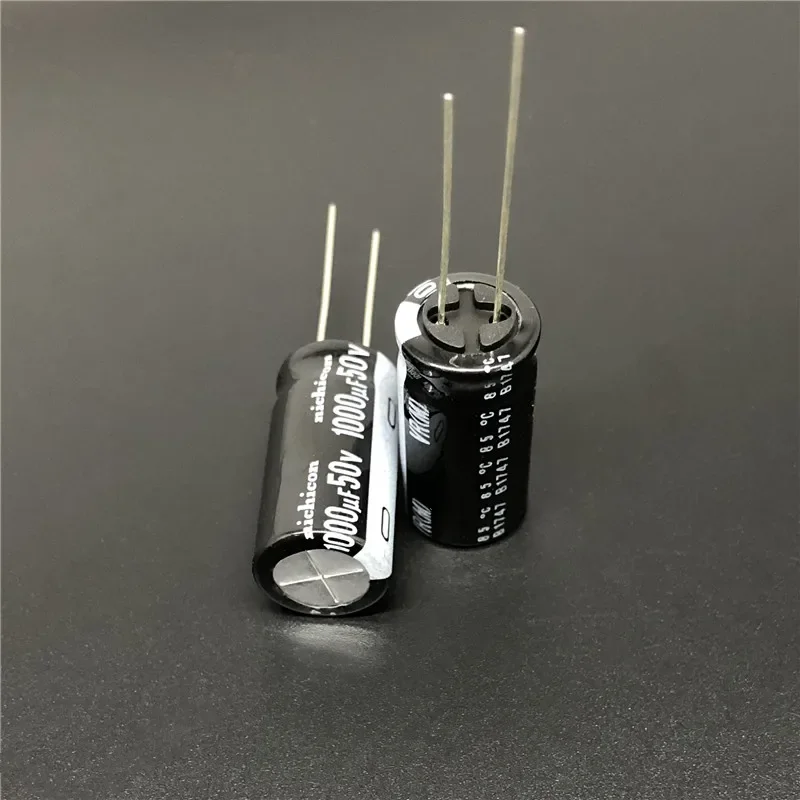 5pcs/50pcs 1000uF 50V NICHICON VR Series 12.5x25mm 50V1000uF Aluminum Electrolytic Capacitor