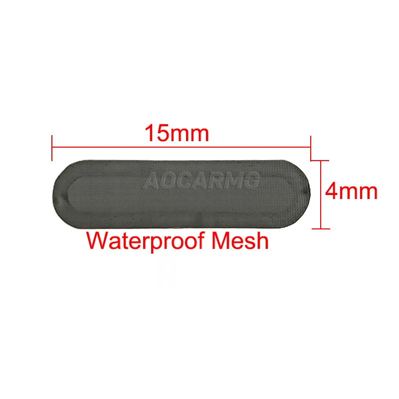 Aocarmo 15x4mm Top Bottom Dust Net Ear Speaker Loudspeaker Dust Mesh Grid With Adhesive For Sony Xperia XZ1 XZ2 Replacement Part